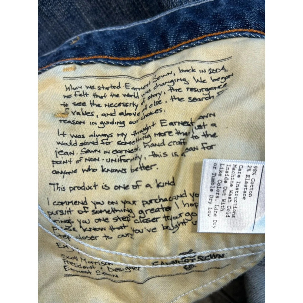 The Earnest Sewn iconic early